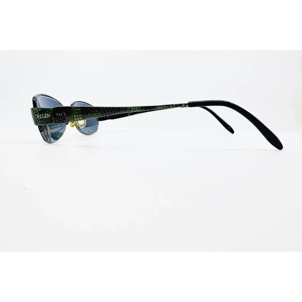 Ellen Tracy Eyeglasses Frames Womens Black Barcelona Snakeskin Print 130mm 41513